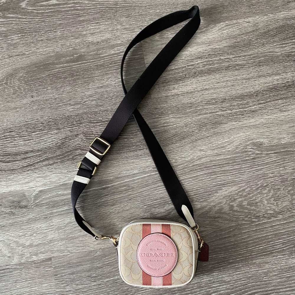 Coach mini crossbody bag.